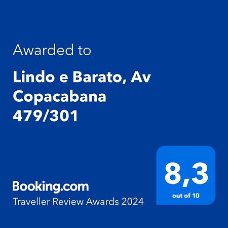 Lindo E Barato, Av Copacabana 479/301 Rio de Janeiro Exterior photo